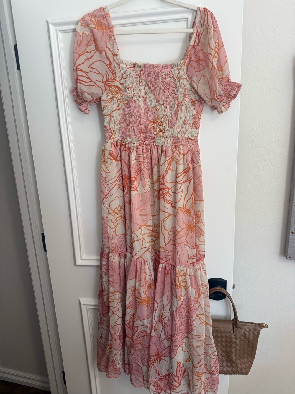 Smocked Floral Maxi dress - NWT